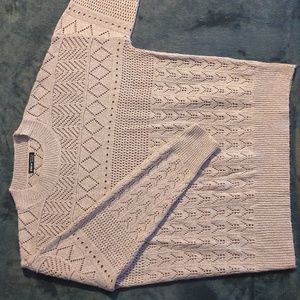 New Women's Shein Tan Long Sleeve Knit Sweater